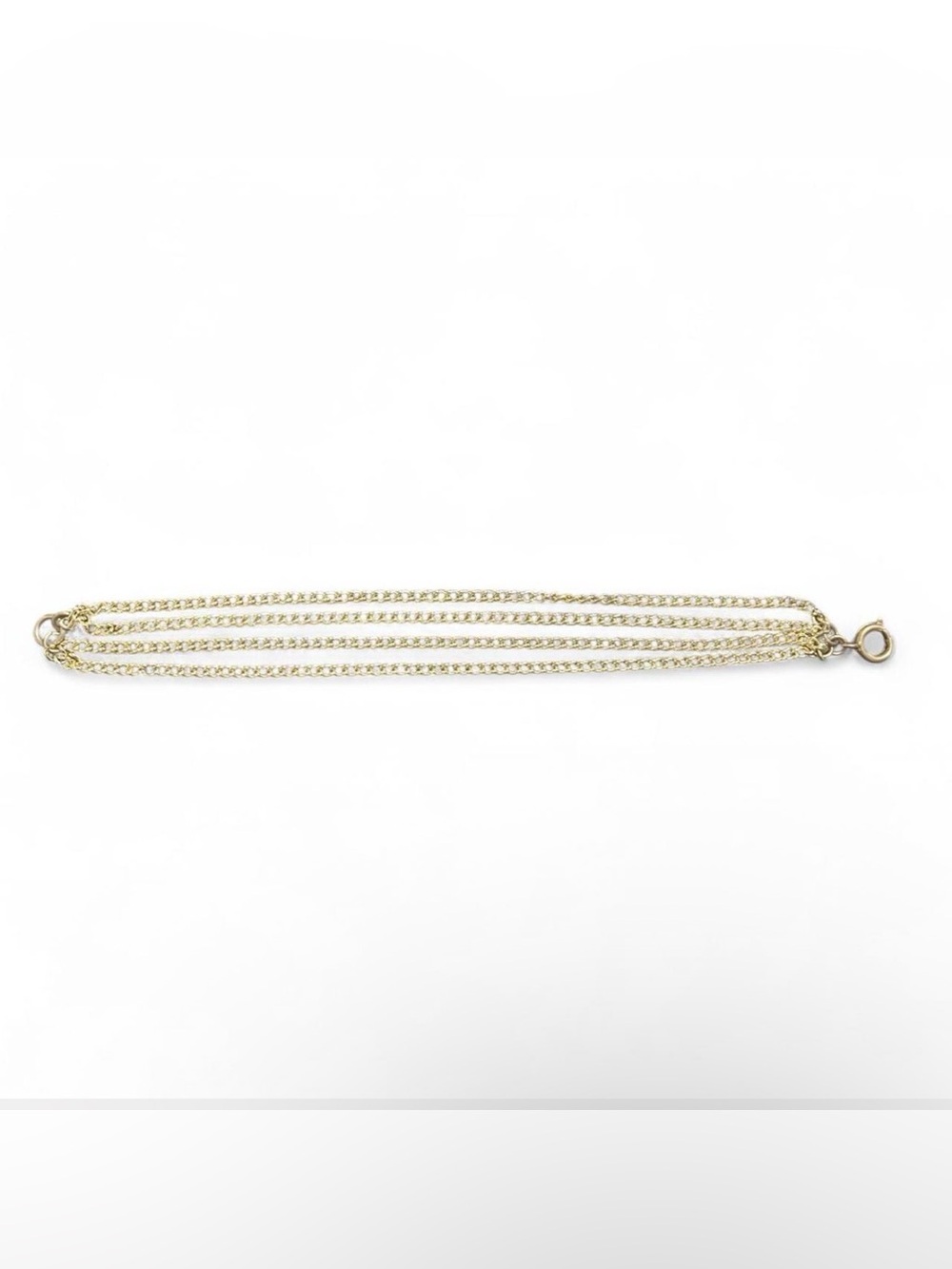 Gold Rope Chain Necklace - Slim Multi-Strand - Picture 2 of 6